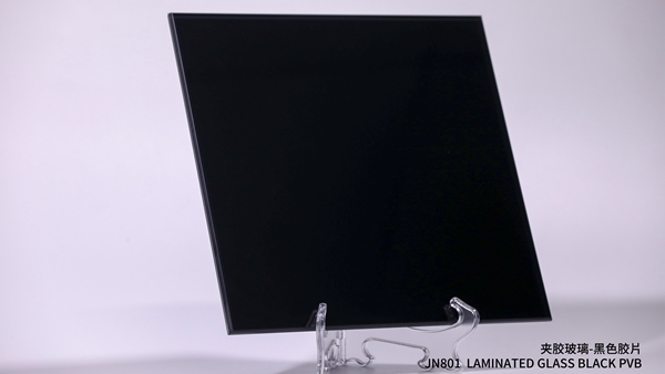 夹胶玻璃-黑色胶片JN801  LAMINATED GLASS BLACK PVB